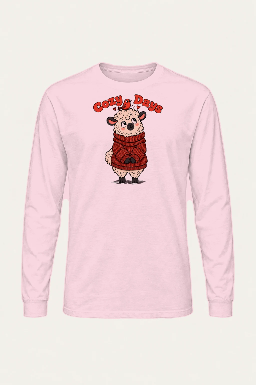 "Cozy Days Sheep" Unisex Longsleeve T-shirt | Gildan 2400