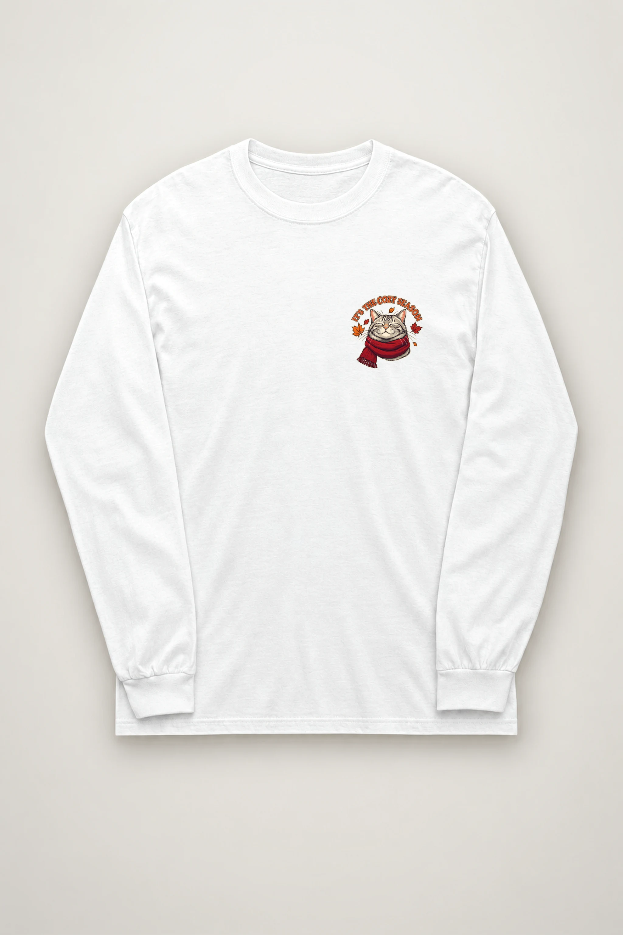 "Cozy Season Cat" Unisex Longsleeve T-shirt