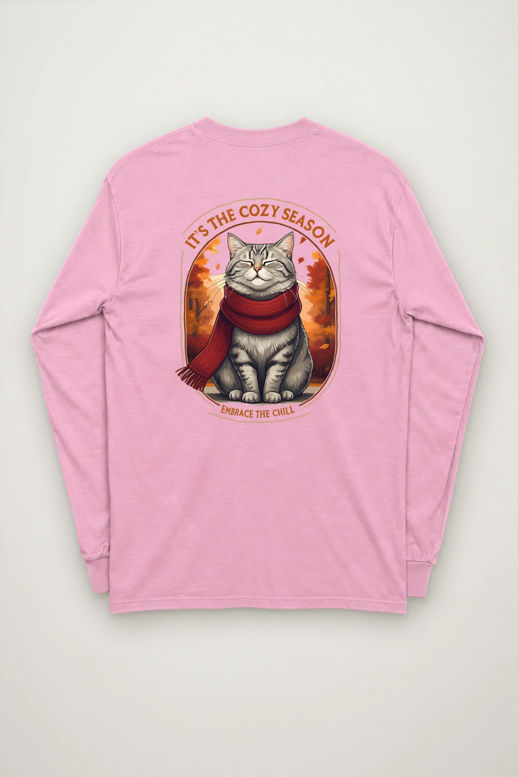 "Cozy Season Cat" Unisex Longsleeve T-shirt
