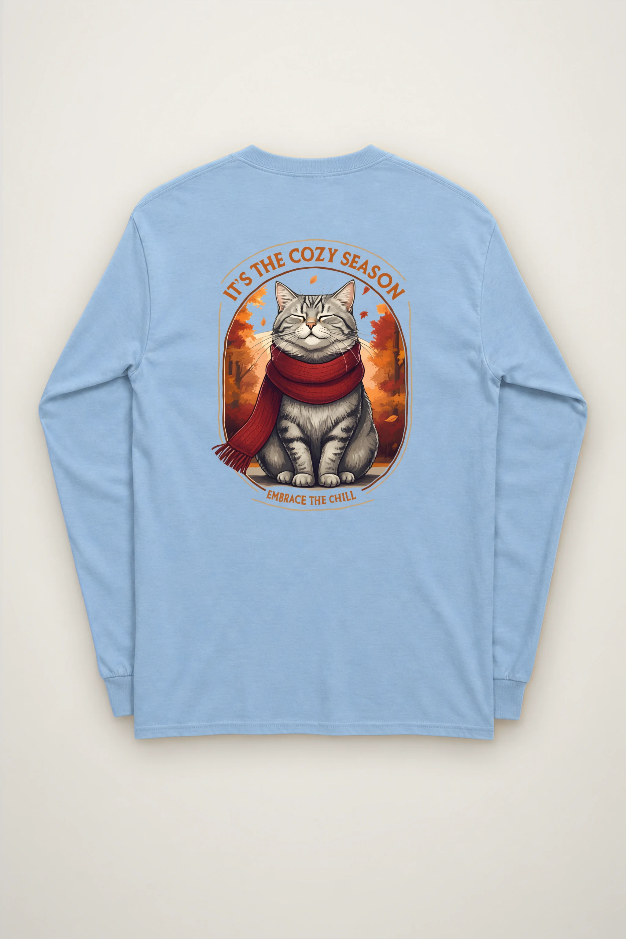 "Cozy Season Cat" Unisex Longsleeve T-shirt