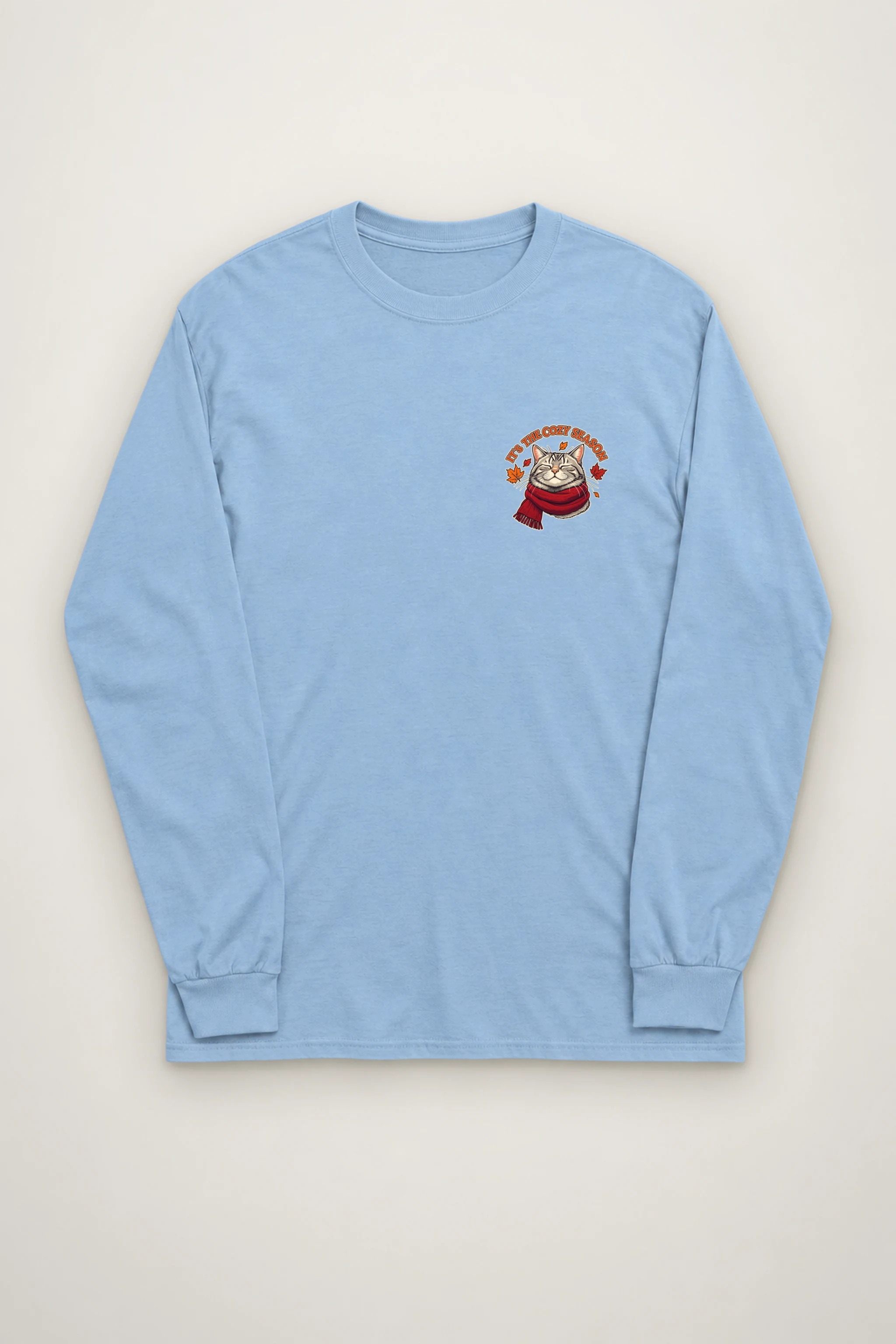 "Cozy Season Cat" Unisex Longsleeve T-shirt