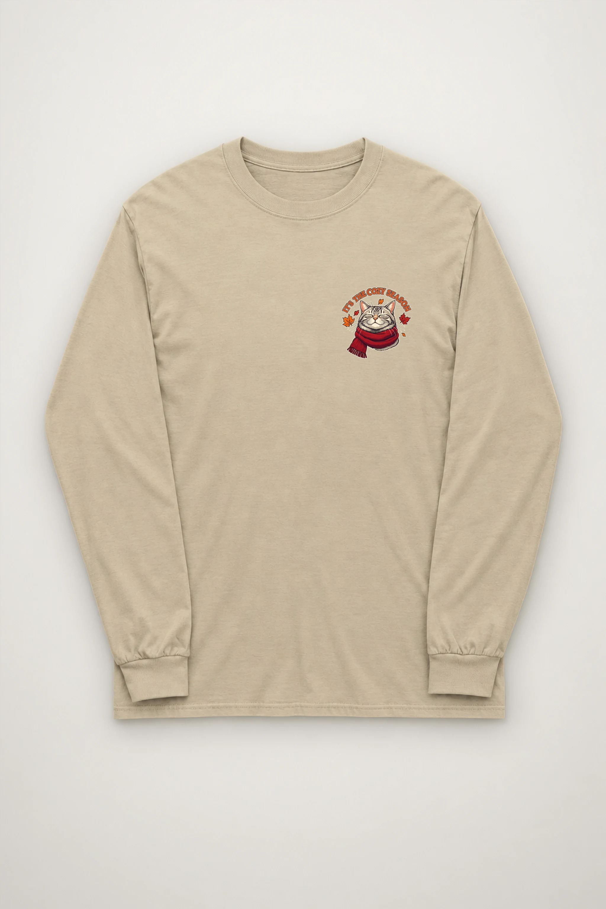 "Cozy Season Cat" Unisex Longsleeve T-shirt