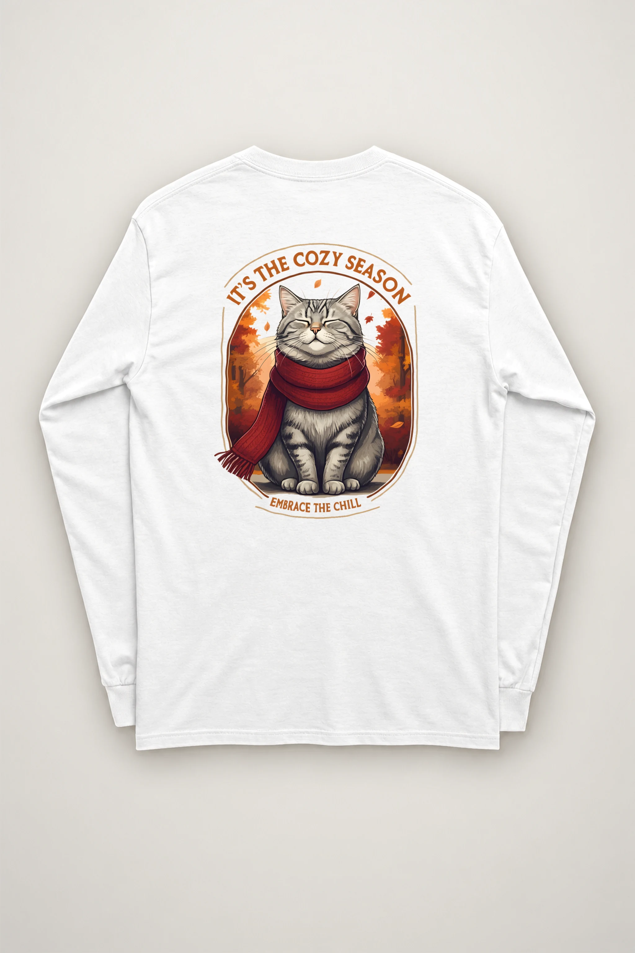 "Cozy Season Cat" Unisex Longsleeve T-shirt
