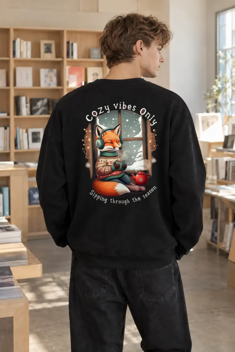 “Cozy Vibes Online” Heavy Blend Unisex Crewneck Sweatshirt | Gildan 18000