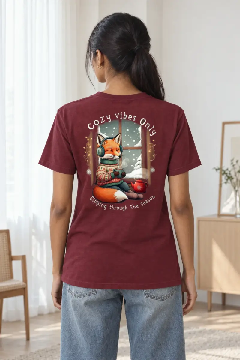 "Cozy Vibes Online" Heavyweight Unisex Crewneck T-shirt | Gildan 5000
