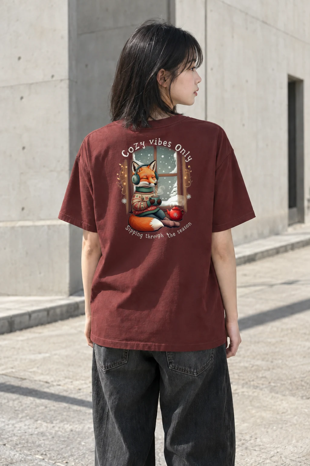 "Cozy Vibes Online" Heavyweight Unisex Crewneck T-shirt | Gildan 5000