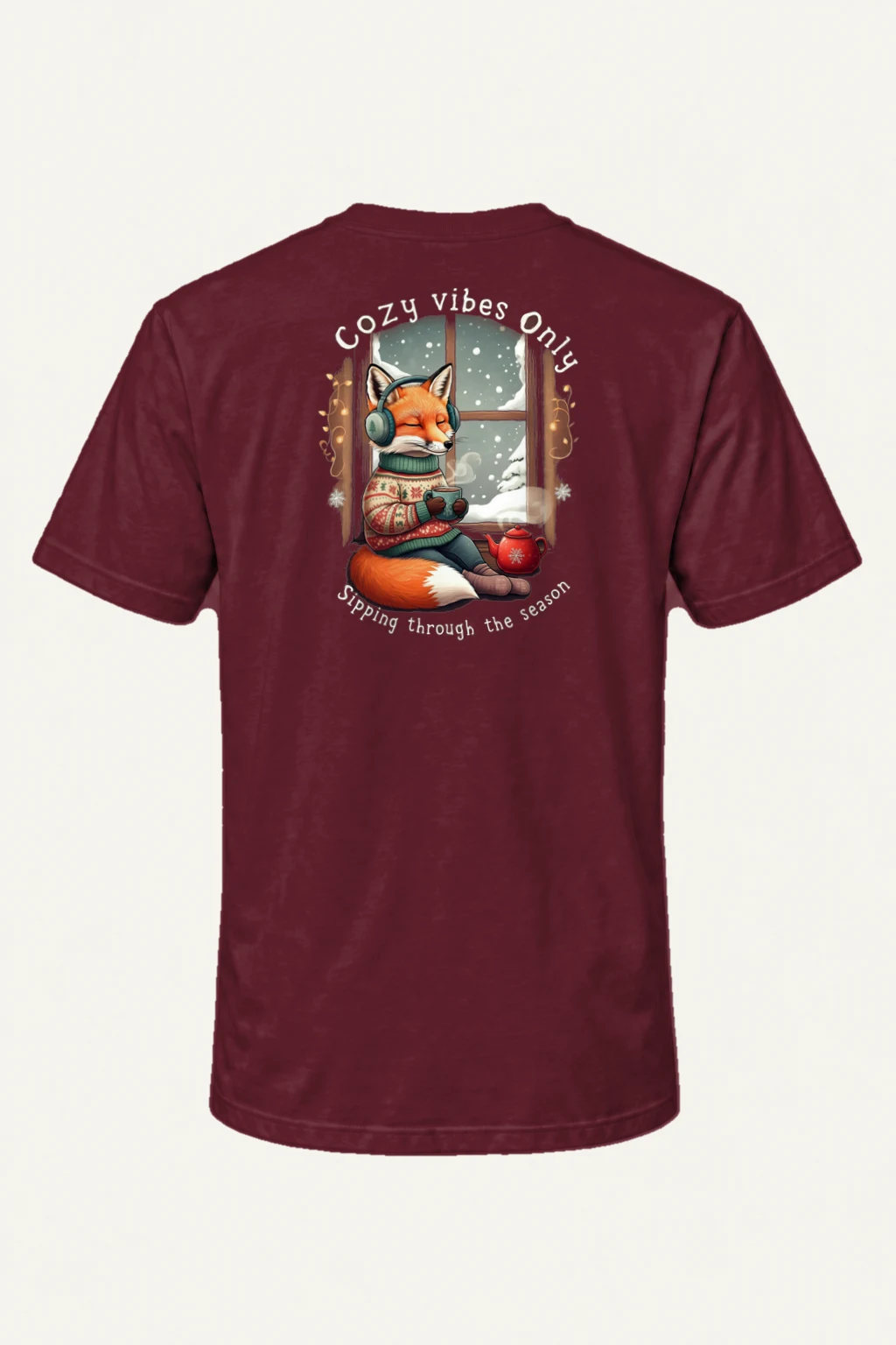 "Cozy Vibes Online" Heavyweight Unisex Crewneck T-shirt | Gildan 5000