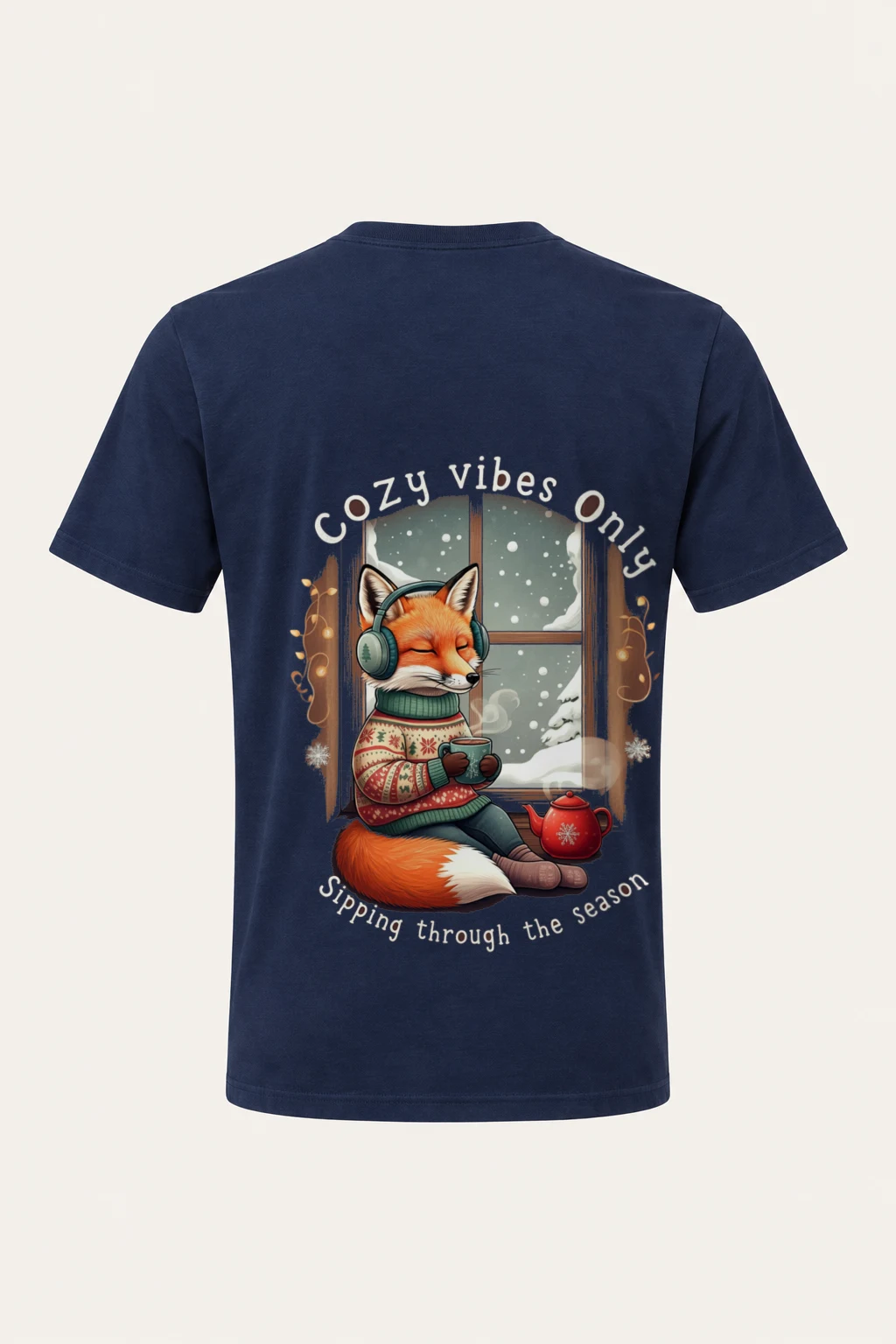 "Cozy Vibes Online" Heavyweight Unisex Crewneck T-shirt | Gildan 5000