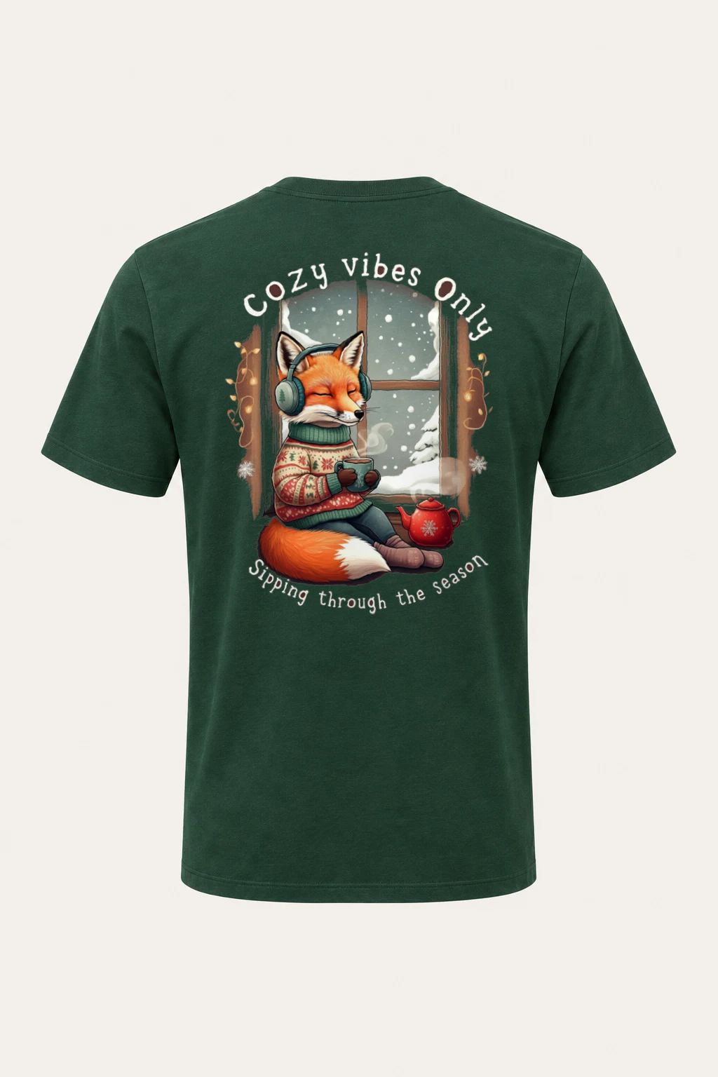 "Cozy Vibes Online" Heavyweight Unisex Crewneck T-shirt | Gildan 5000