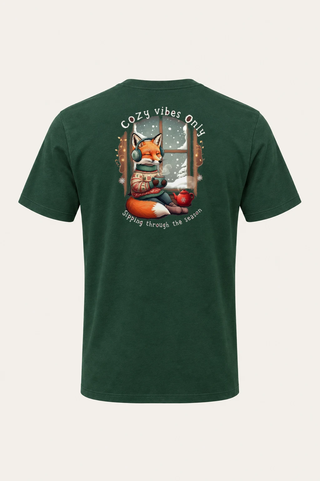 "Cozy Vibes Online" Heavyweight Unisex Crewneck T-shirt | Gildan 5000