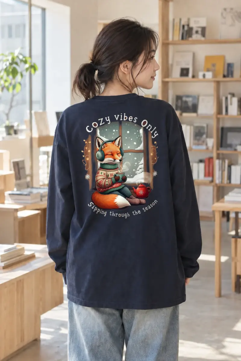 "Cozy Vibes Online" Unisex Longsleeve T-shirt | Gildan 2400