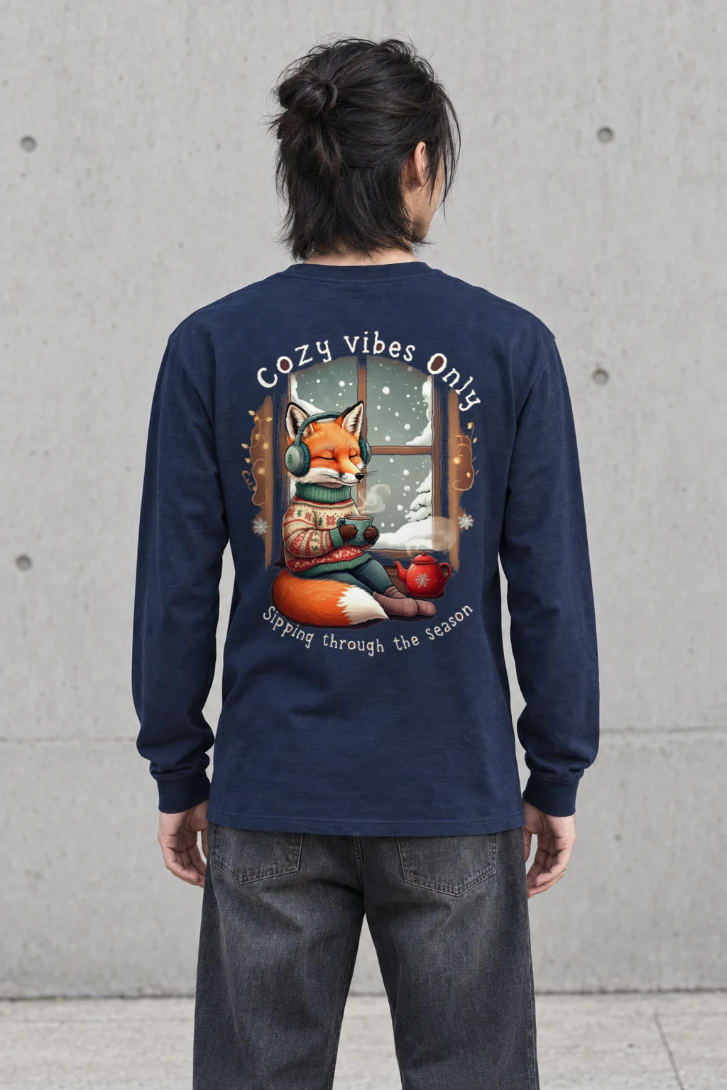 "Cozy Vibes Online" Unisex Longsleeve T-shirt | Gildan 2400