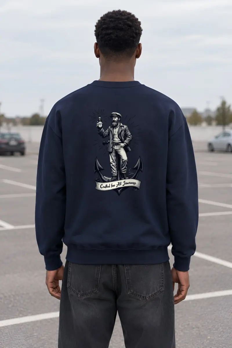 "Crafted For All Journeys" Heavy Blend Unisex Crewneck Sweatshirt