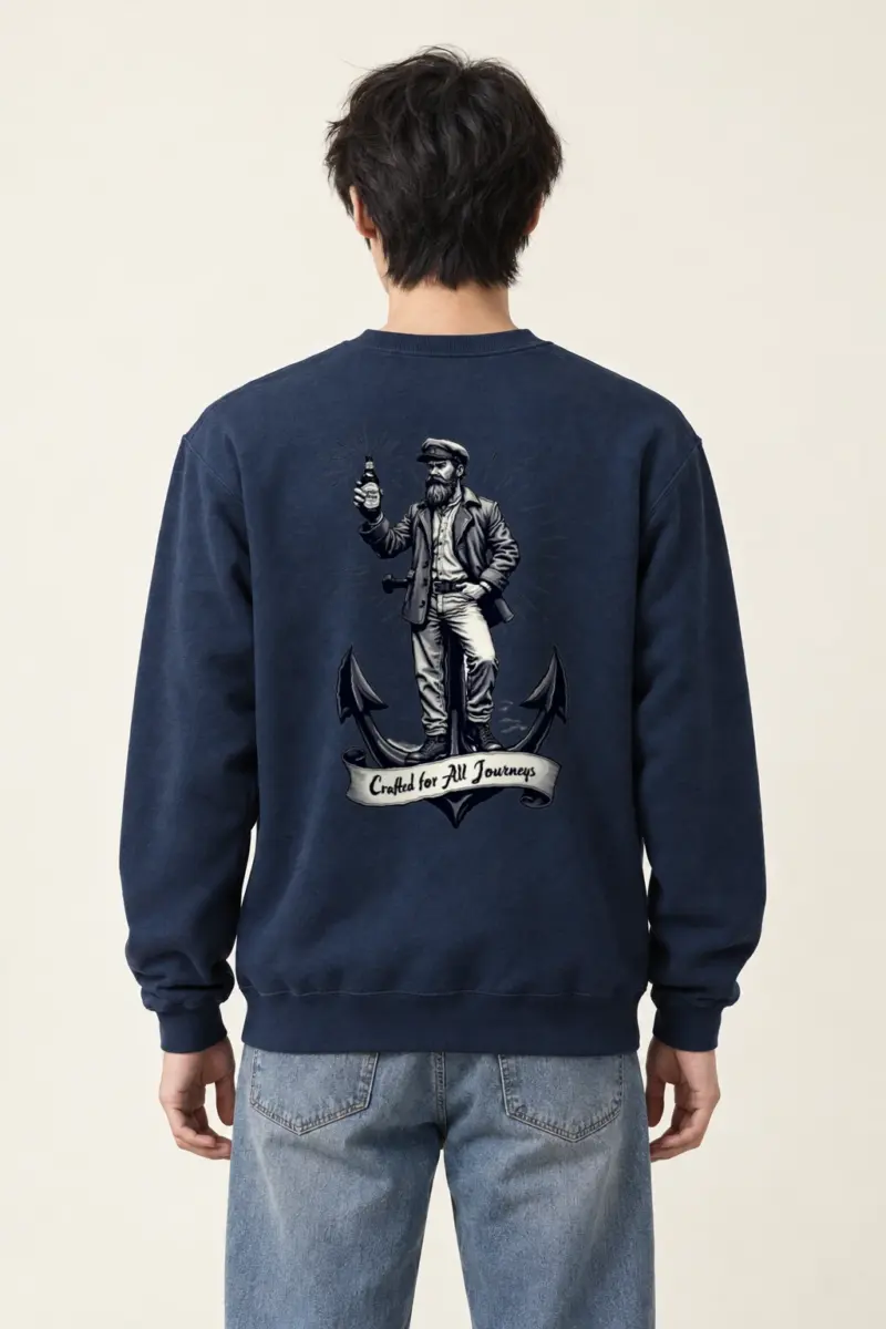 "Crafted For All Journeys" Heavy Blend Unisex Crewneck Sweatshirt