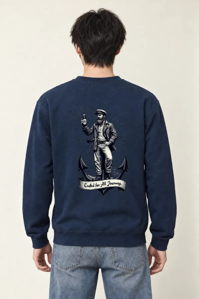 "Crafted For All Journeys" Heavy Blend Unisex Crewneck Sweatshirt