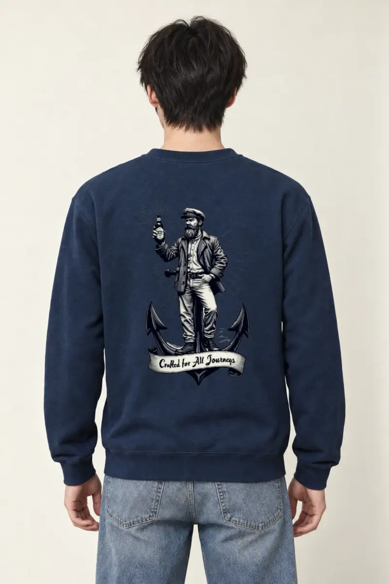 "Crafted For All Journeys" Heavy Blend Unisex Crewneck Sweatshirt