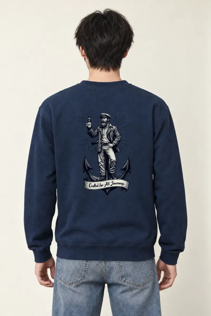 "Crafted For All Journeys" Heavy Blend Unisex Crewneck Sweatshirt