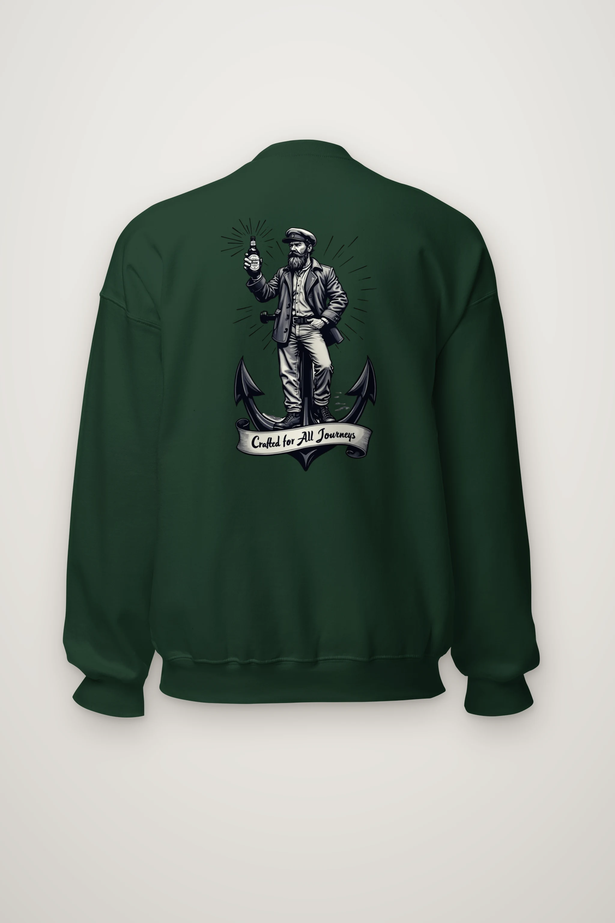 "Crafted For All Journeys" Heavy Blend Unisex Crewneck Sweatshirt