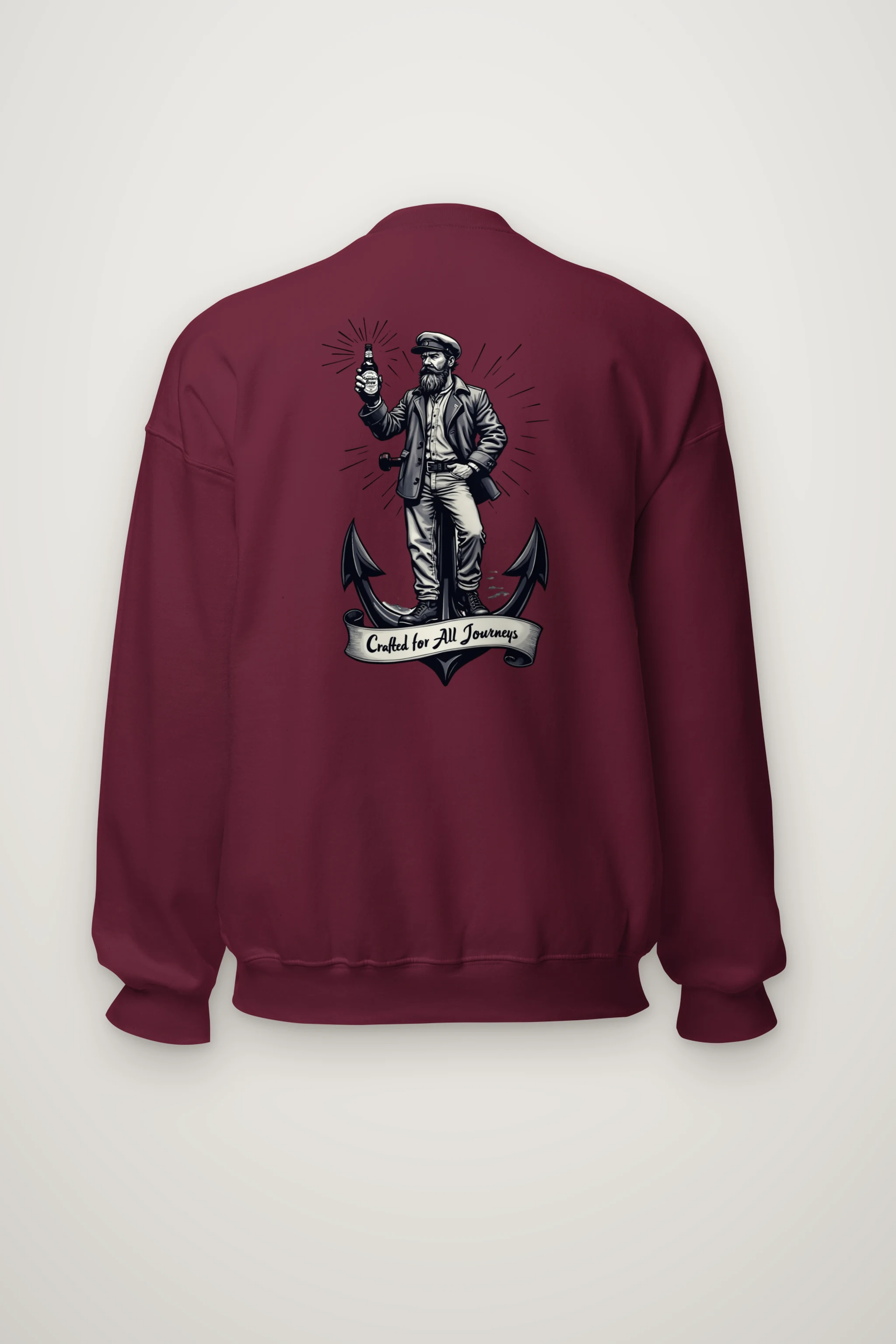 "Crafted For All Journeys" Heavy Blend Unisex Crewneck Sweatshirt
