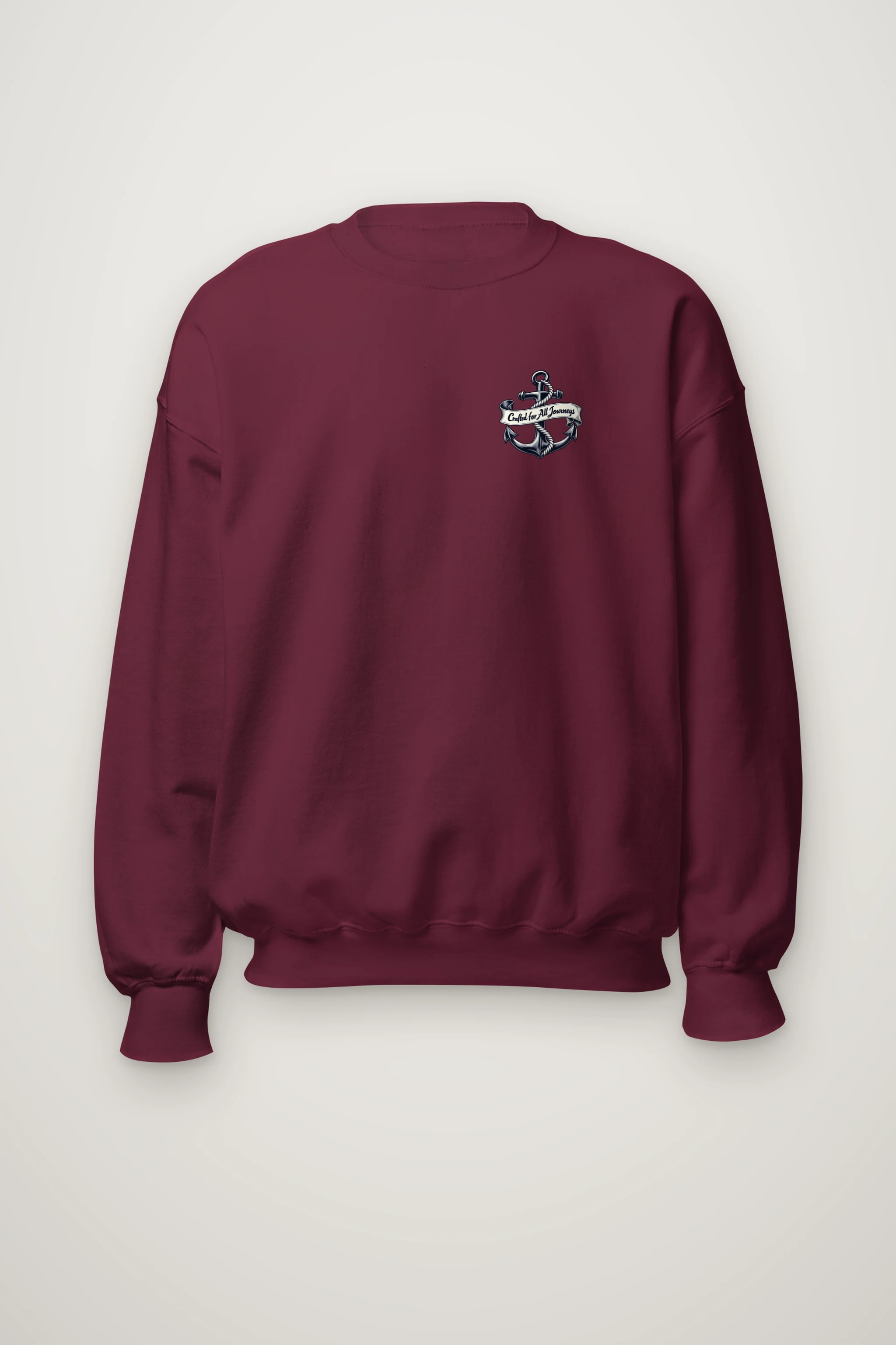 "Crafted For All Journeys" Heavy Blend Unisex Crewneck Sweatshirt