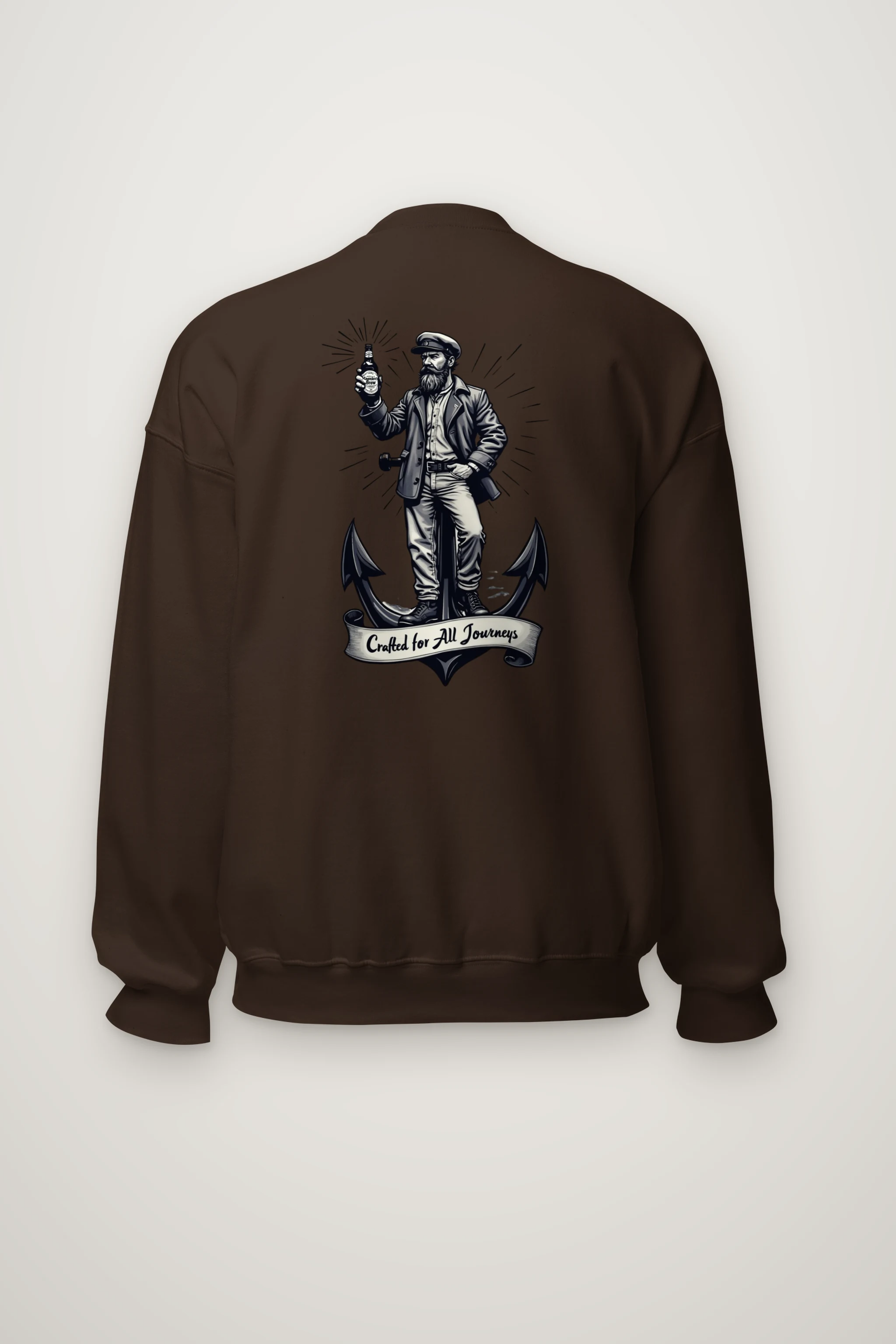 "Crafted For All Journeys" Heavy Blend Unisex Crewneck Sweatshirt