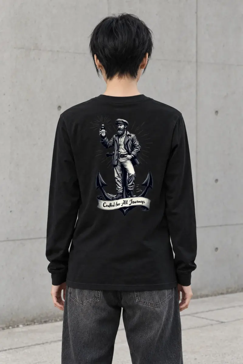 "Crafted For All Journeys" Unisex Longsleeve T-shirt