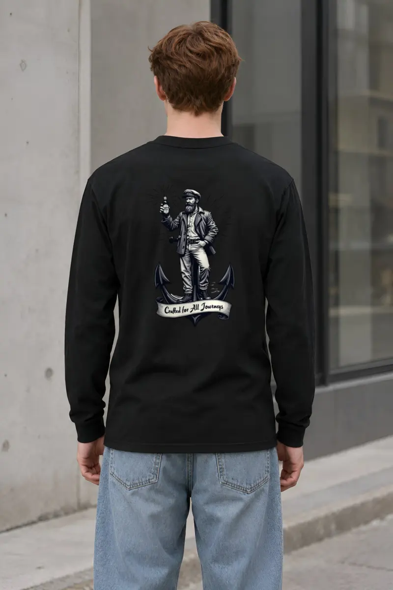 "Crafted For All Journeys" Unisex Longsleeve T-shirt