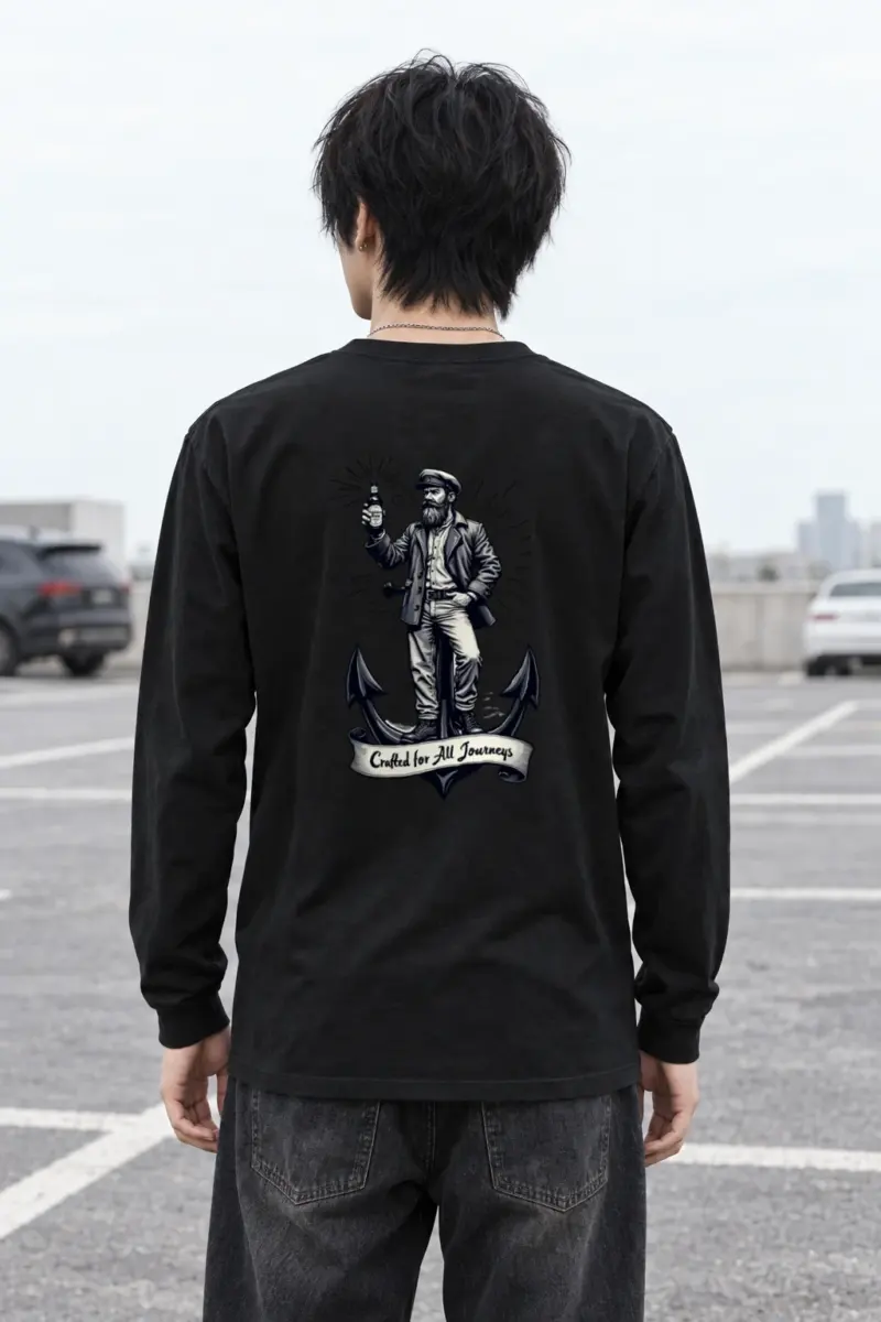 "Crafted For All Journeys" Unisex Longsleeve T-shirt
