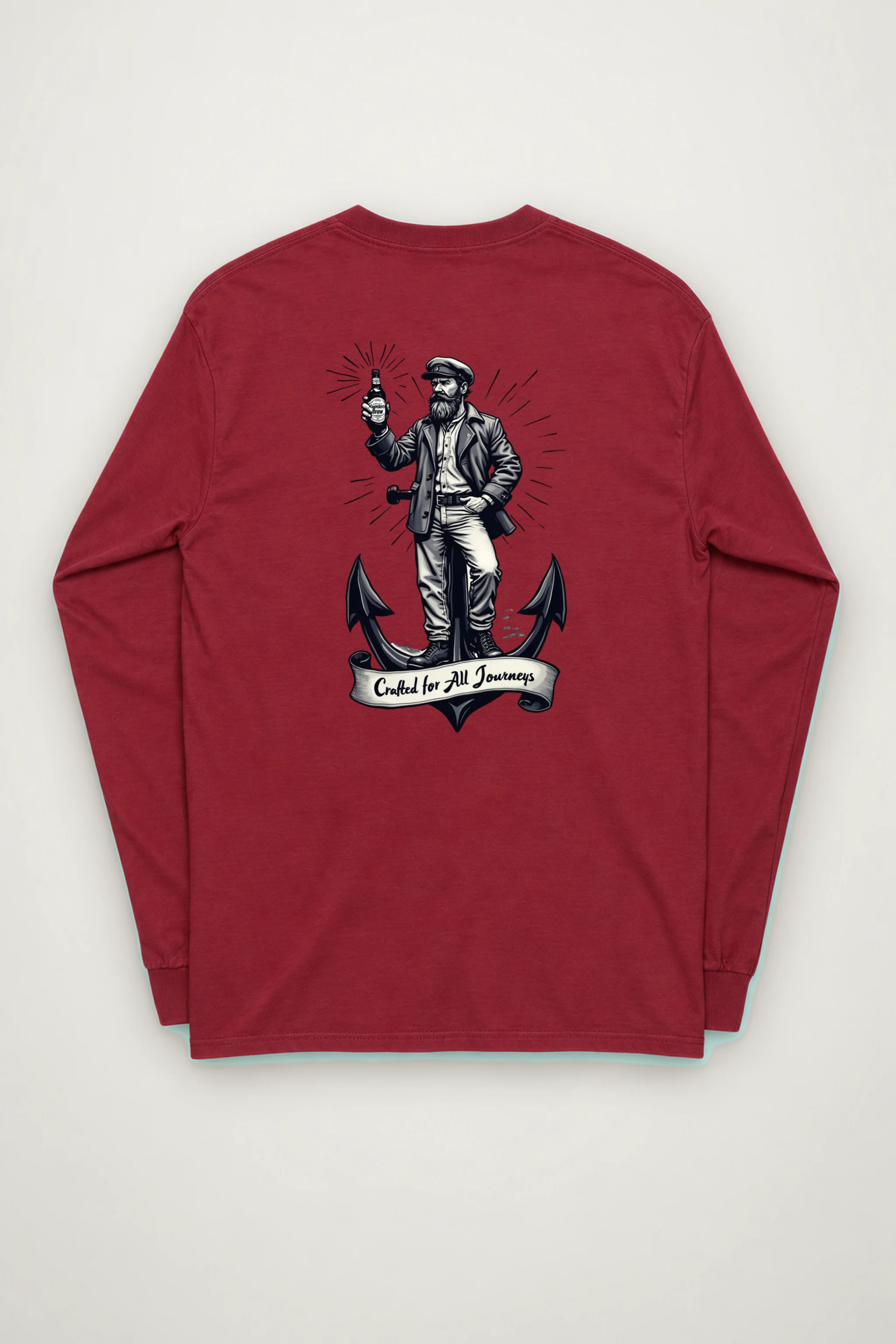 "Crafted For All Journeys" Unisex Longsleeve T-shirt