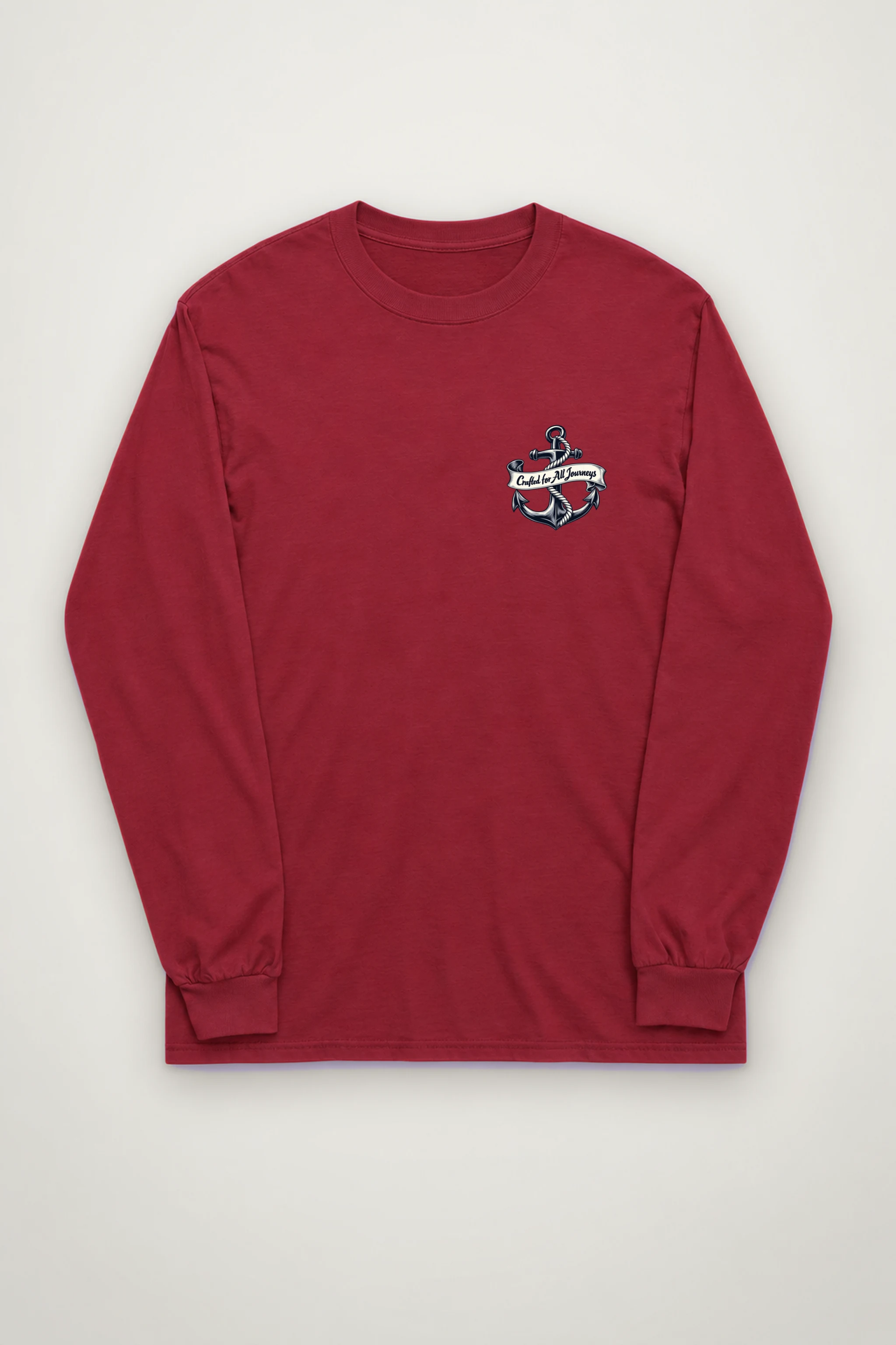 "Crafted For All Journeys" Unisex Longsleeve T-shirt