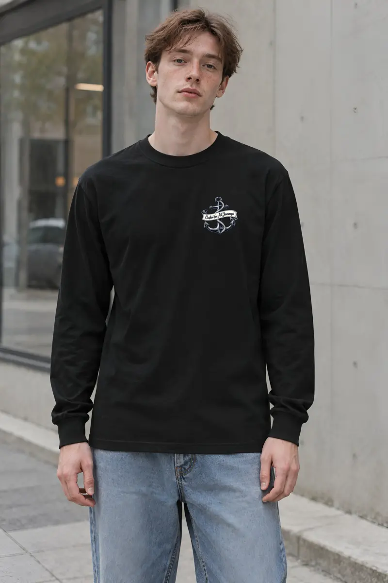 "Crafted For All Journeys" Unisex Longsleeve T-shirt