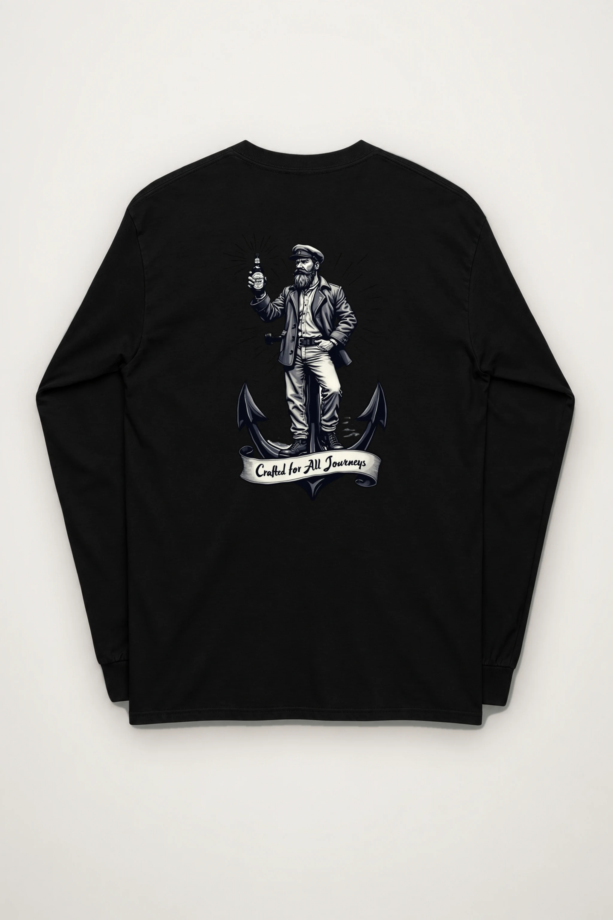 "Crafted For All Journeys" Unisex Longsleeve T-shirt