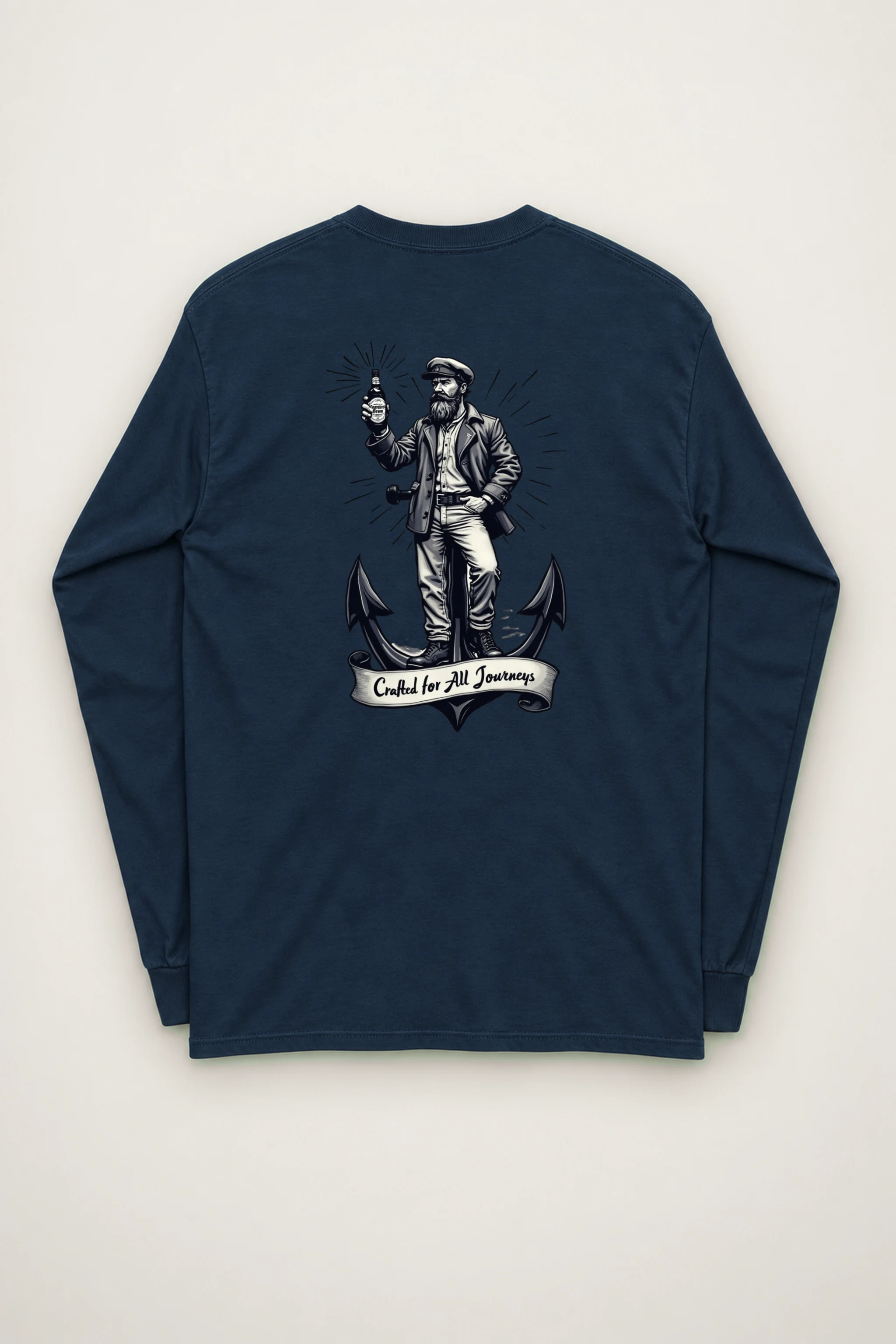 "Crafted For All Journeys" Unisex Longsleeve T-shirt