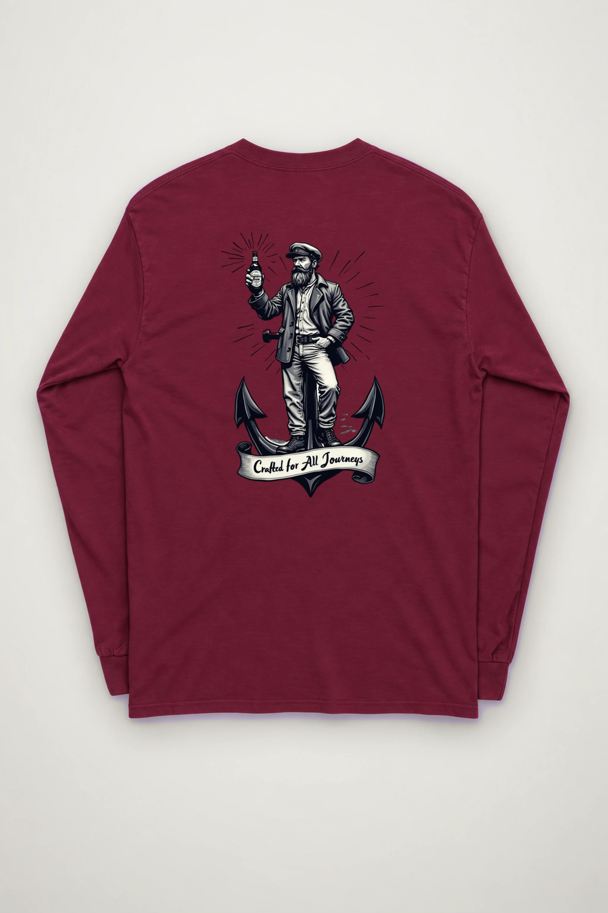 "Crafted For All Journeys" Unisex Longsleeve T-shirt