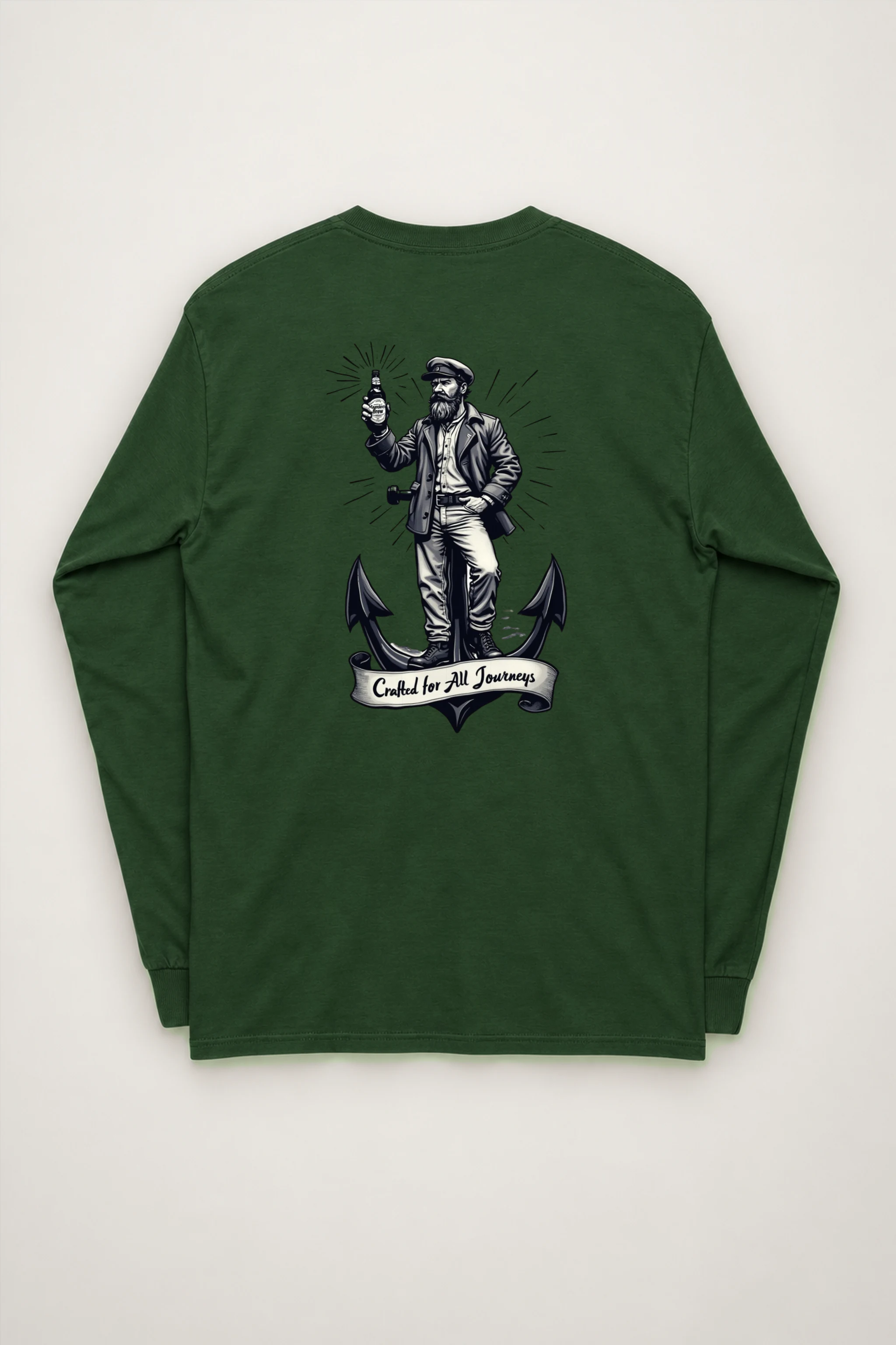 "Crafted For All Journeys" Unisex Longsleeve T-shirt