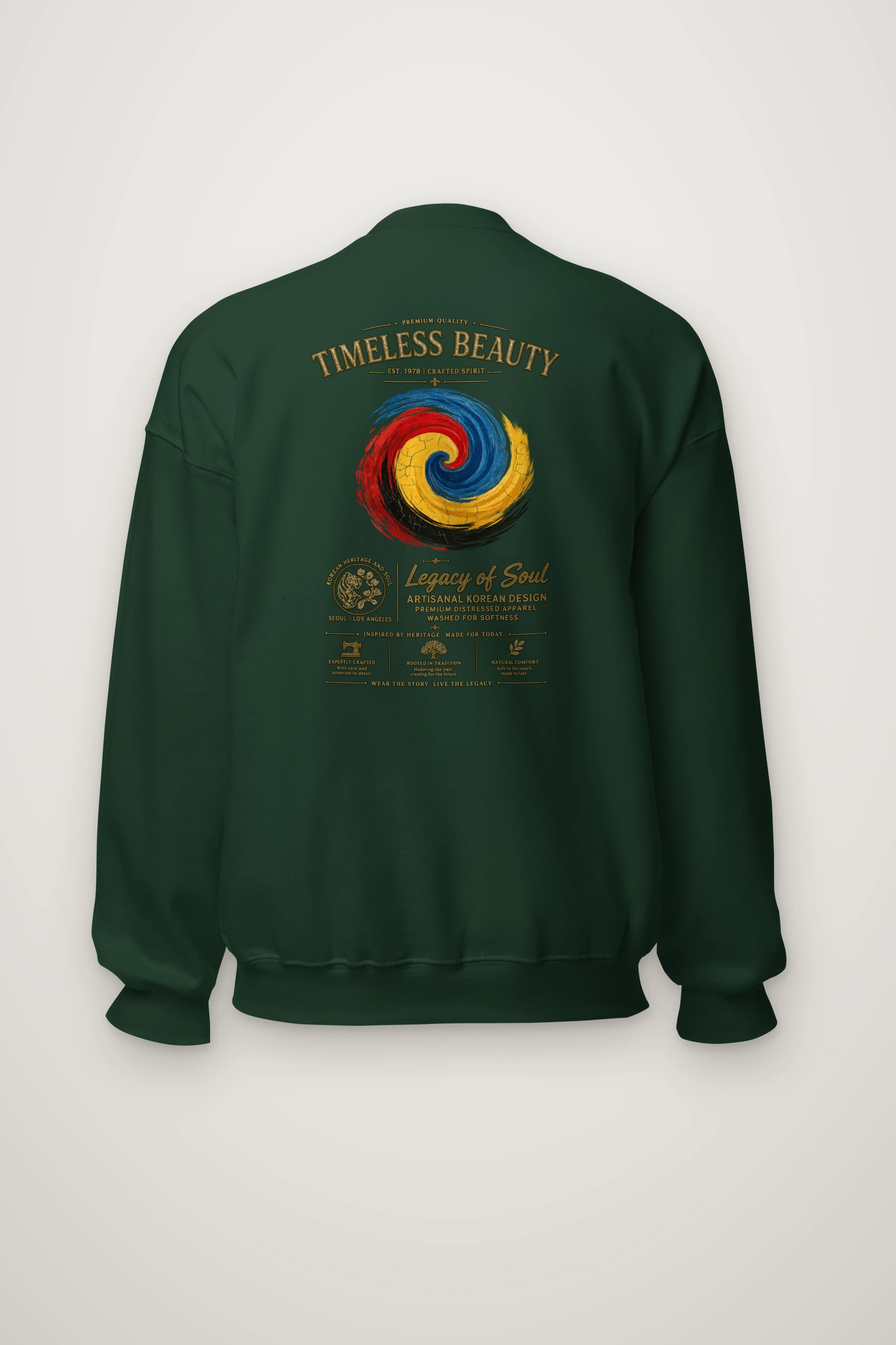 "Crafted Spirit" Heavy Blend Unisex Crewneck Sweatshirt
