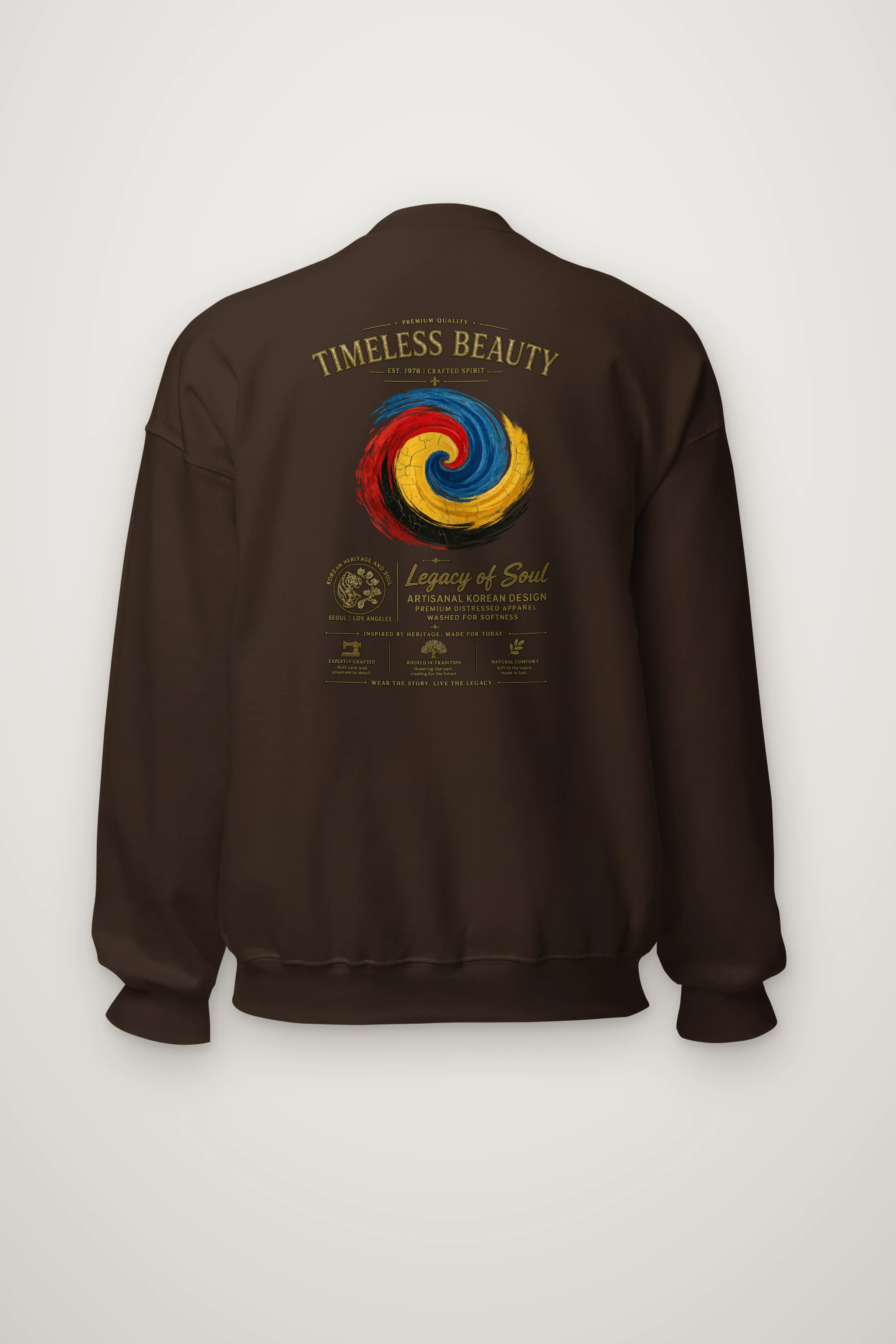 "Crafted Spirit" Heavy Blend Unisex Crewneck Sweatshirt