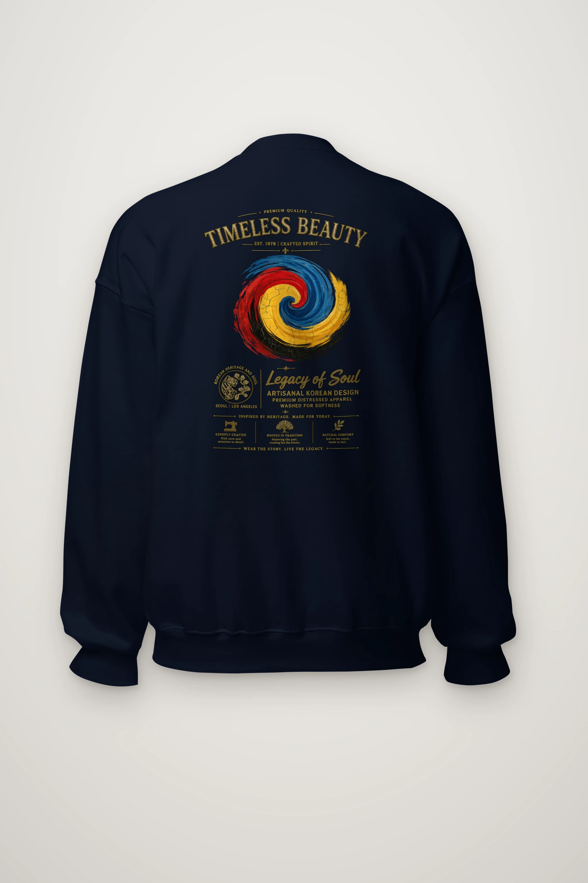 "Crafted Spirit" Heavy Blend Unisex Crewneck Sweatshirt