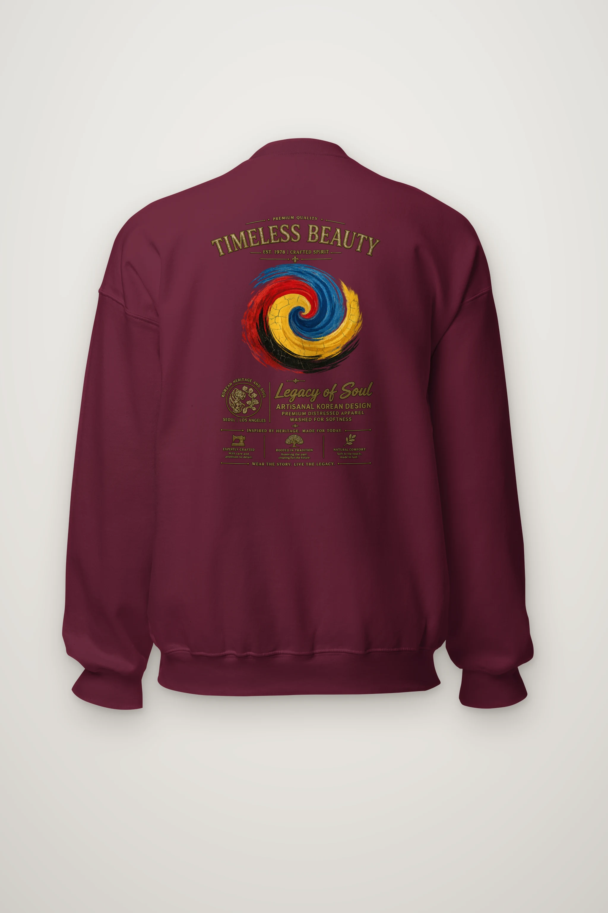 "Crafted Spirit" Heavy Blend Unisex Crewneck Sweatshirt