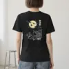 "Cranes Above Pagoda" Heavyweight Unisex Crewneck T-shirt