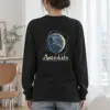 "Cratered Moon Illustration" Unisex Longsleeve T-shirt