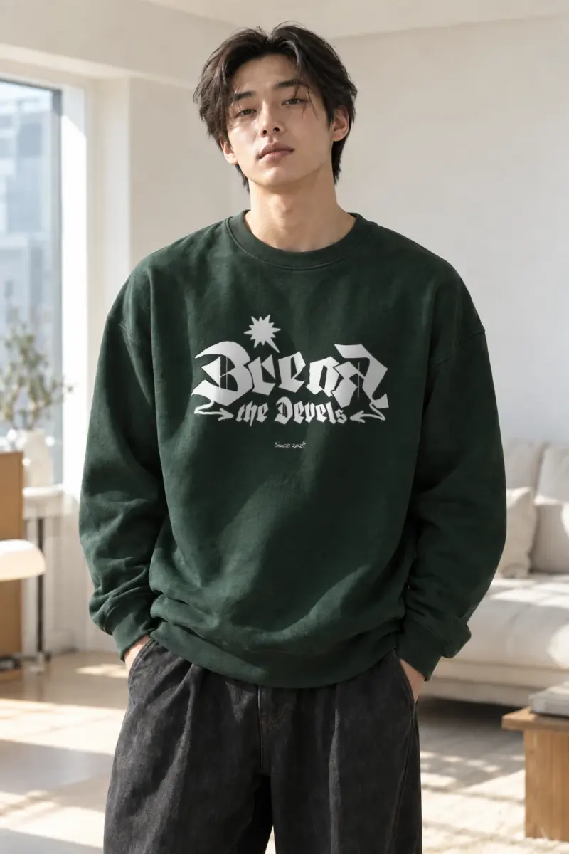 “Crazy The Drums” Heavy Blend Unisex Crewneck Sweatshirt | Gildan 18000