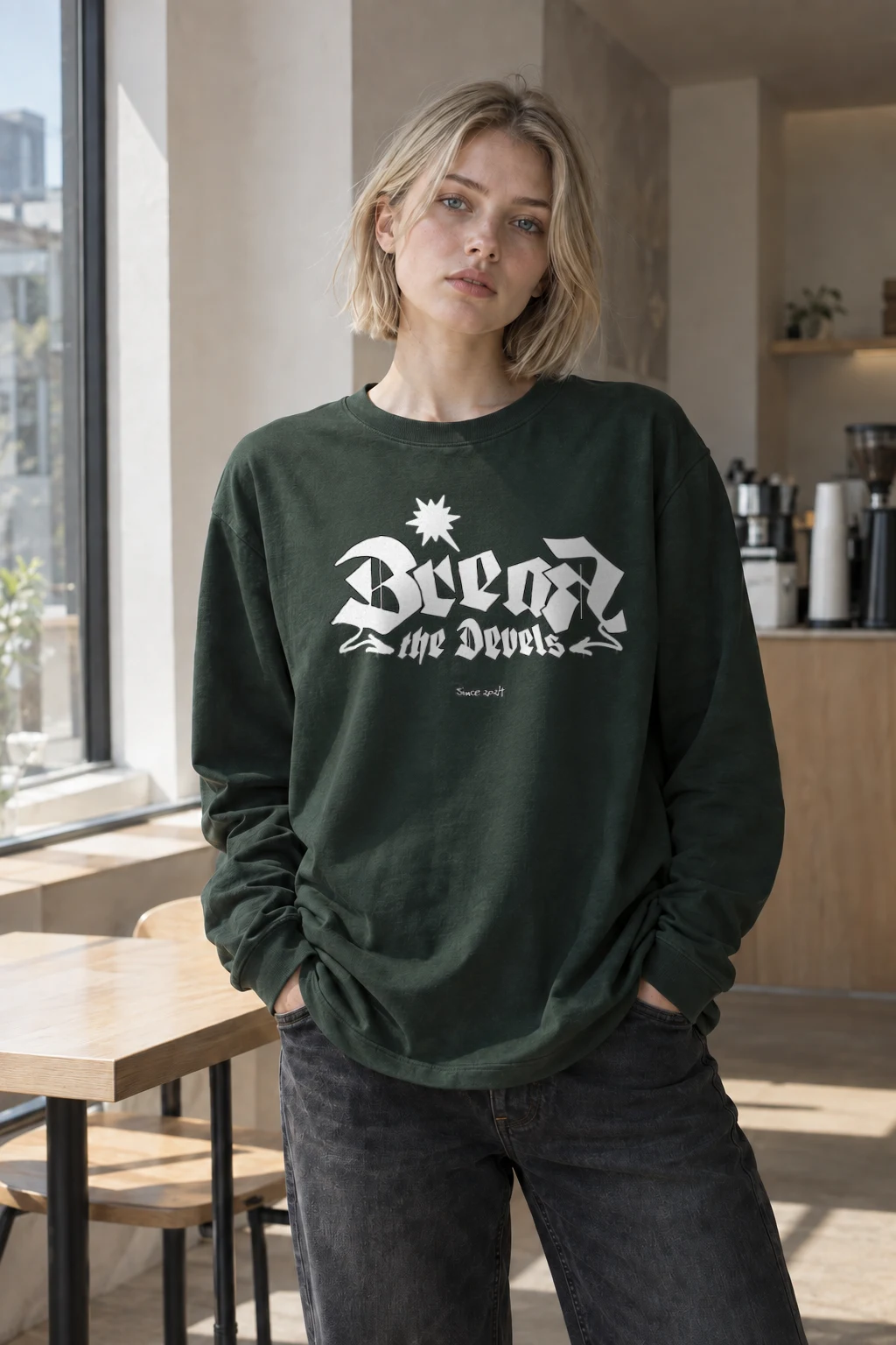 "Crazy The Drums" Unisex Longsleeve T-shirt | Gildan 2400