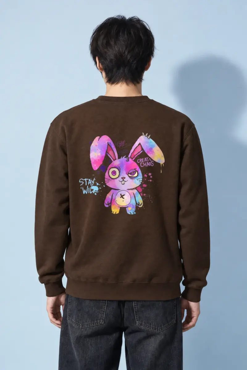"Create Chaos Stay Wild" Heavy Blend Unisex Crewneck Sweatshirt