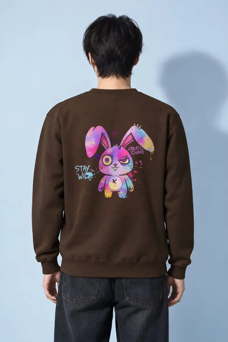 "Create Chaos Stay Wild" Heavy Blend Unisex Crewneck Sweatshirt