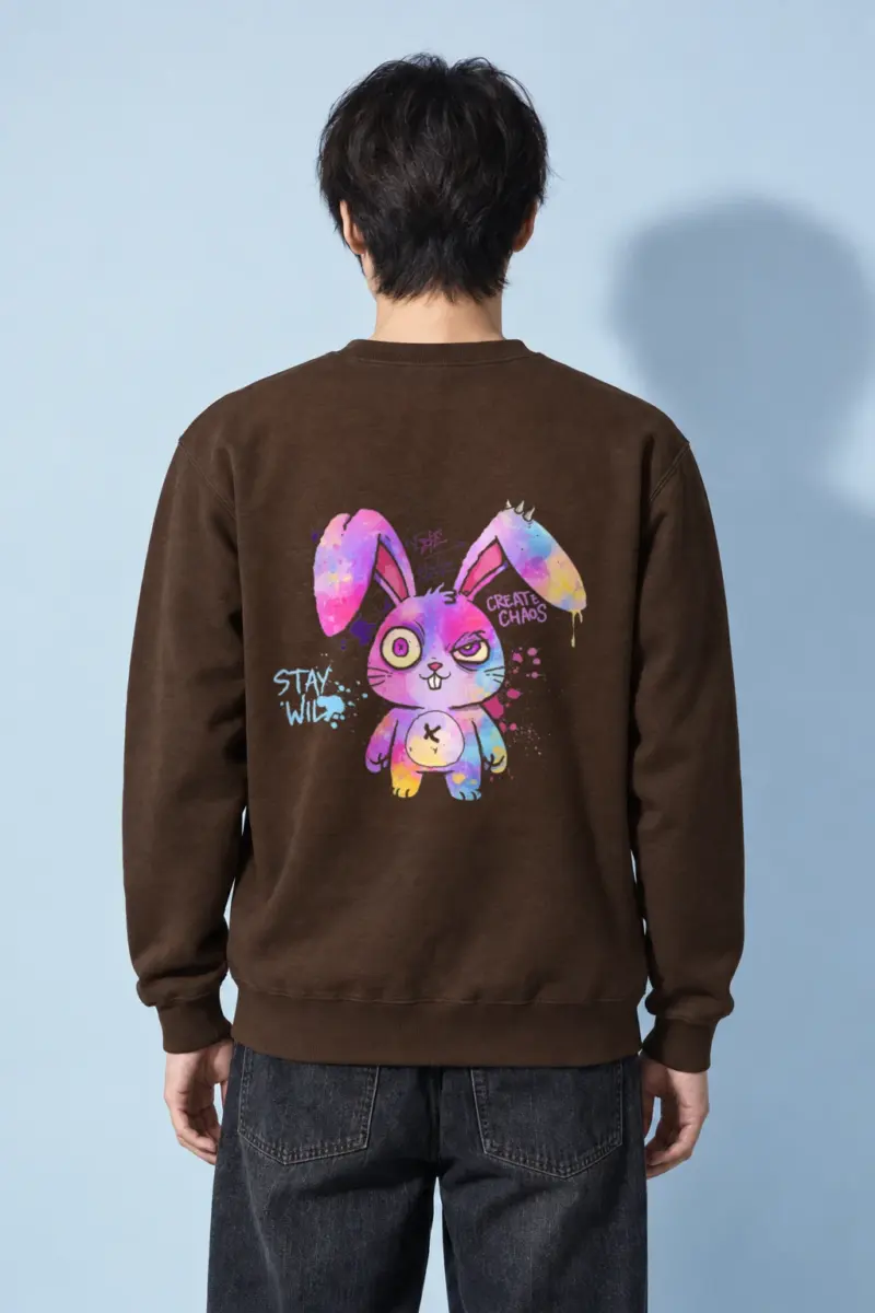 "Create Chaos Stay Wild" Heavy Blend Unisex Crewneck Sweatshirt