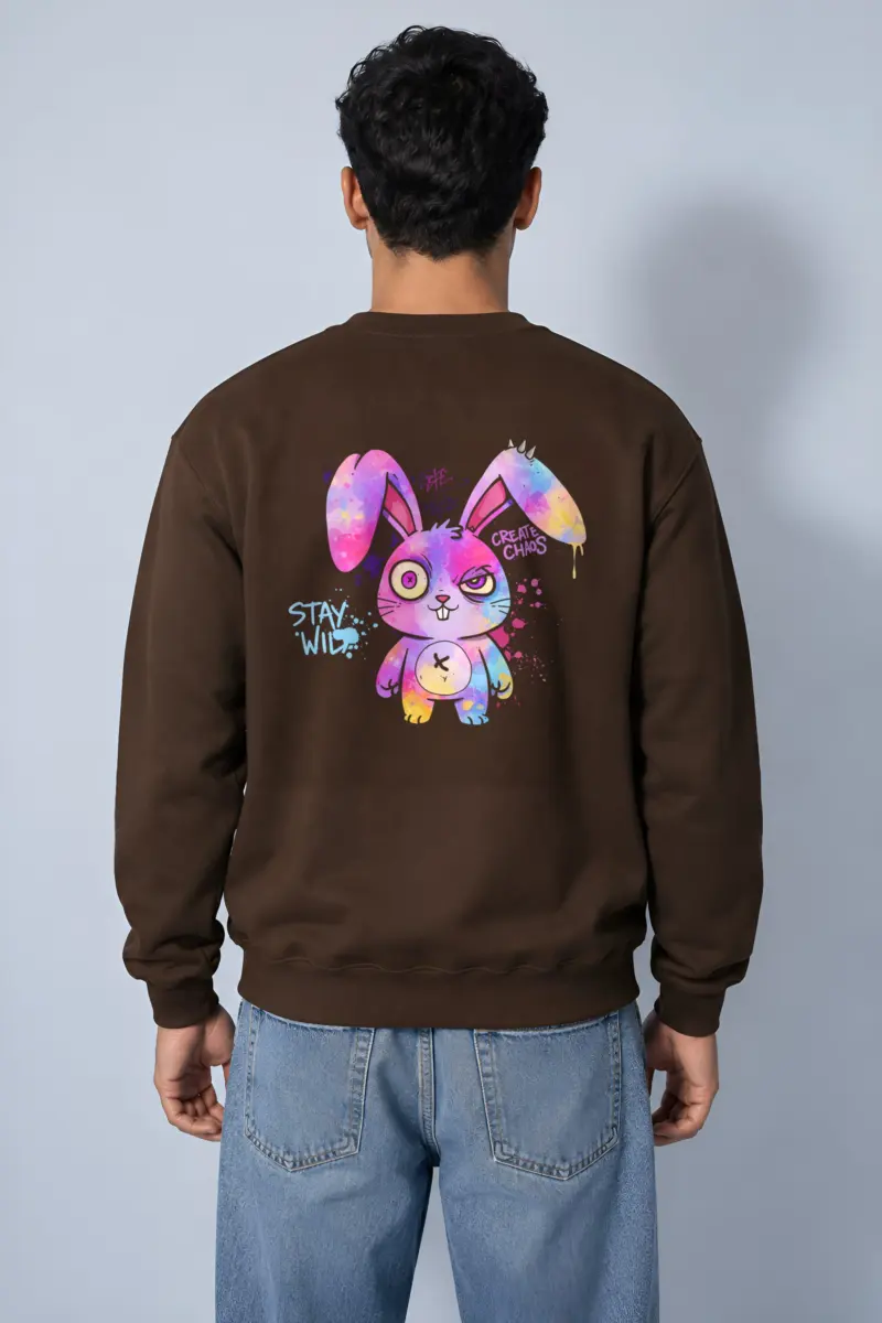 "Create Chaos Stay Wild" Heavy Blend Unisex Crewneck Sweatshirt