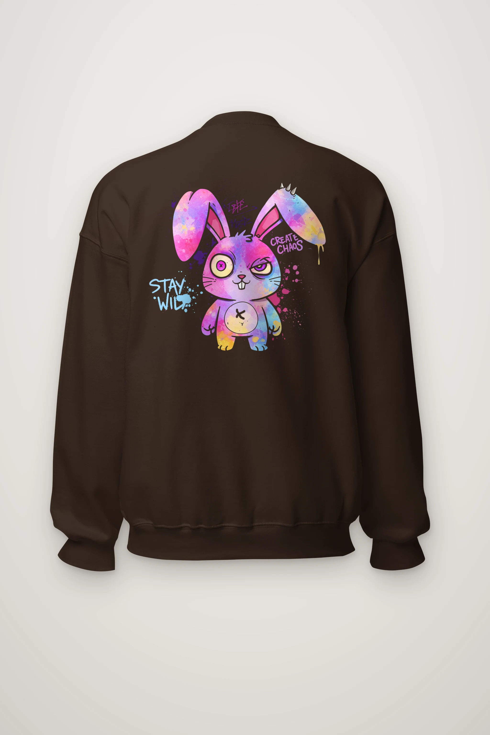 "Create Chaos Stay Wild" Heavy Blend Unisex Crewneck Sweatshirt