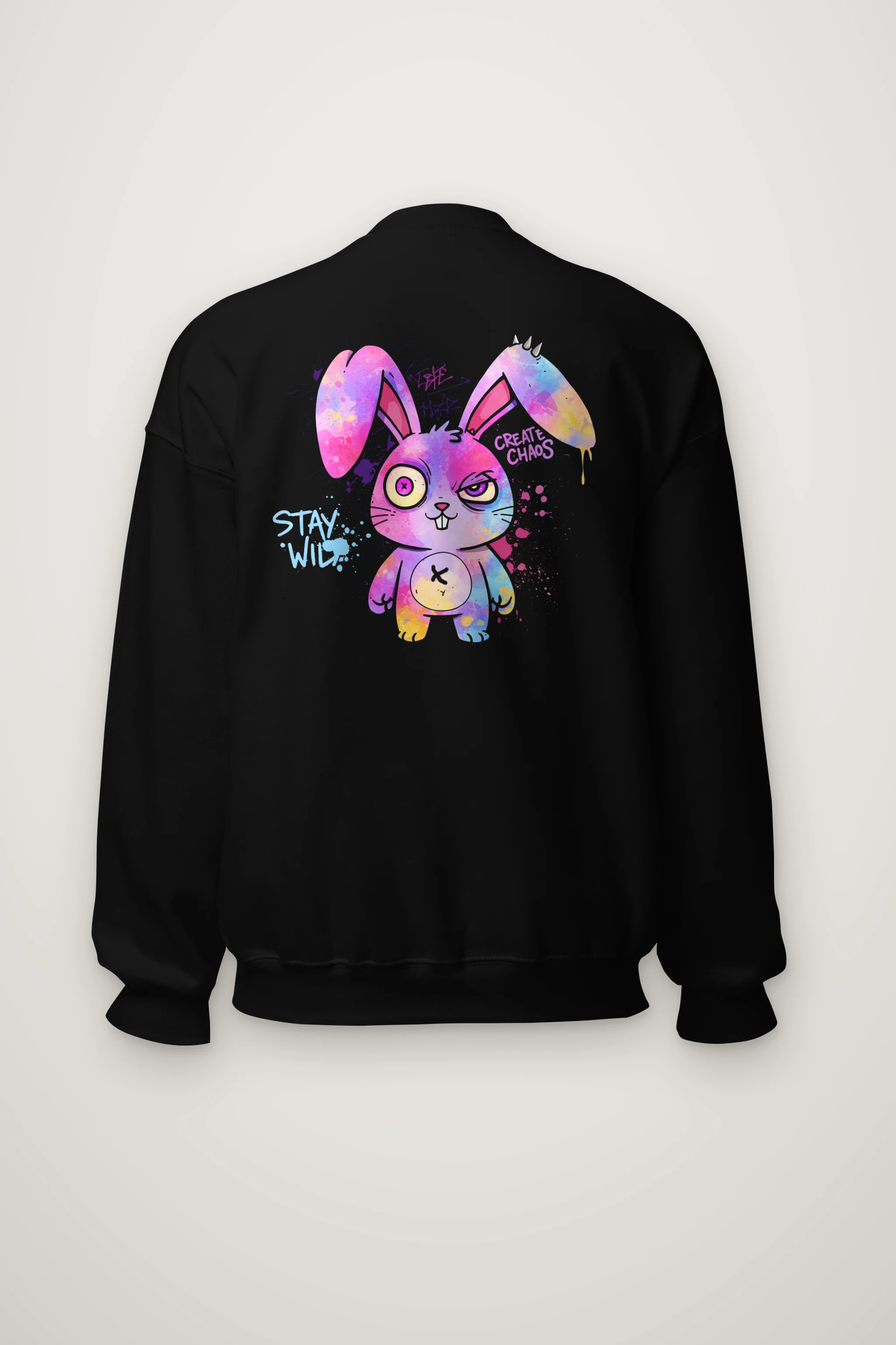 "Create Chaos Stay Wild" Heavy Blend Unisex Crewneck Sweatshirt