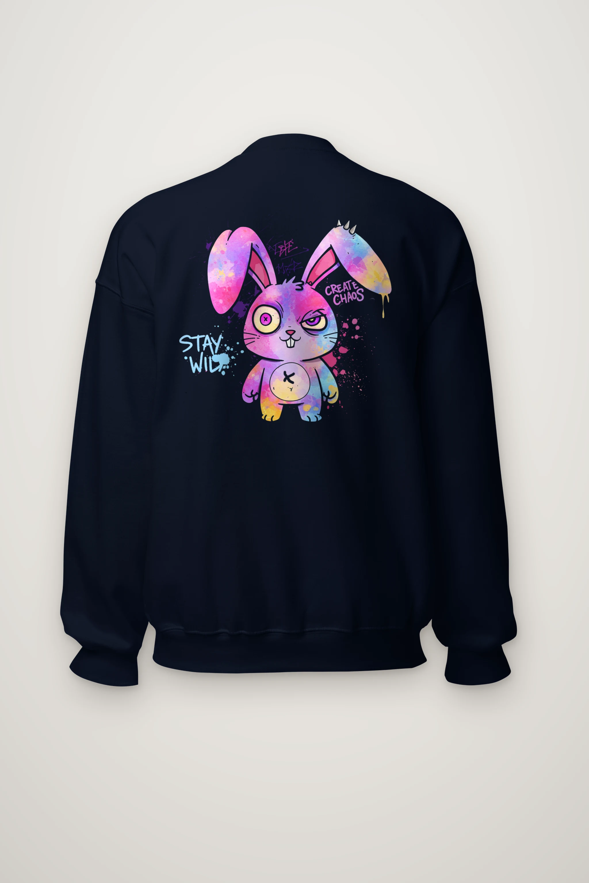 "Create Chaos Stay Wild" Heavy Blend Unisex Crewneck Sweatshirt
